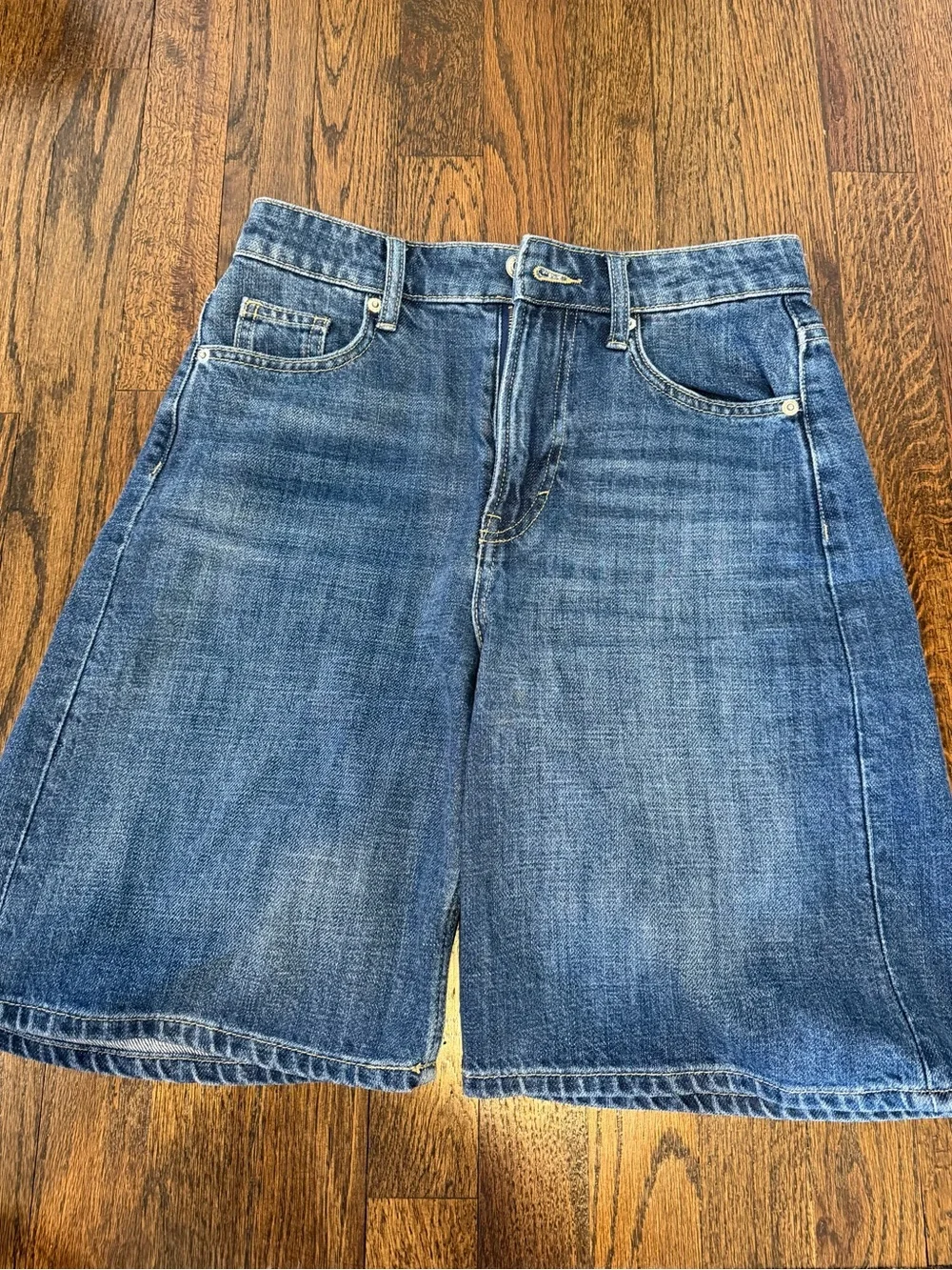 H&M Blue Denim Shorts - Classic Casual Bermuda short